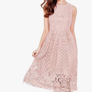 Vellsar l sleeveless lace dress size medium 71 %cotton 29%polyester